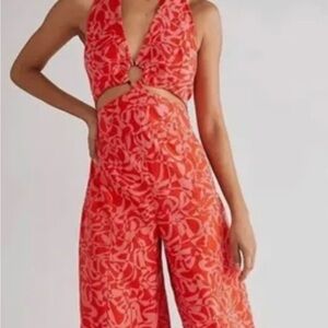 Free People Kira Halter Jumpsuit
